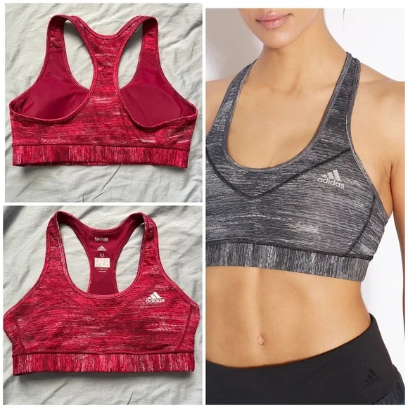 adidas Intimates Sleepwear Adidas Tech Fit Sports Bra Medium Compression Climate Cool Us M Poshmark